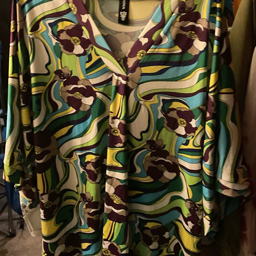Vibrant Floral Women's Top